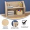 Flash Furniture Bright Beginnings Commercial Grade Modular 2 Shelf Wooden Classroom Display Shelf, Natural MK-KE19226-GG - alternate 3